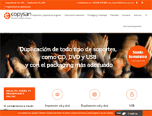 Tablet Screenshot of copysan.com